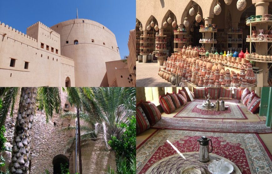 Birkat Al Mauz – Nizwa – Al Hamra (Bait AL Safah) – Misfah Short Hike(8 am to 6 pm) – max 4 per vehicle